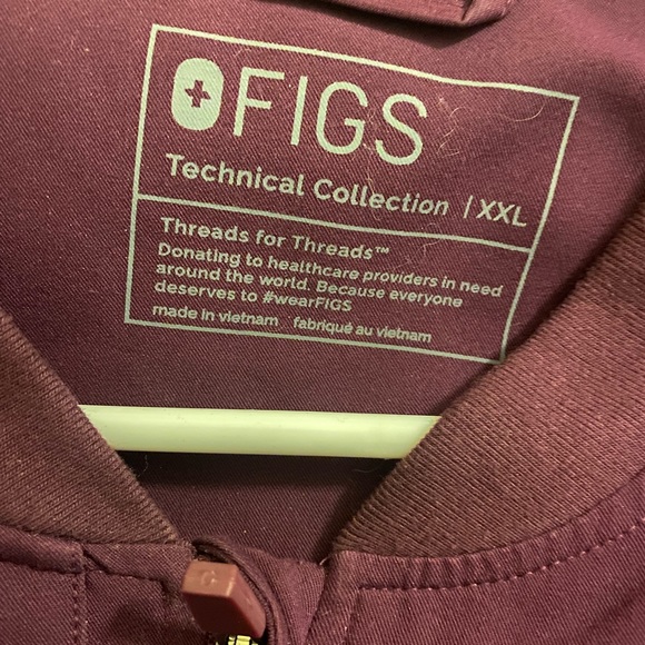 Figs deep purple Bellary jacket. - Picture 3 of 3